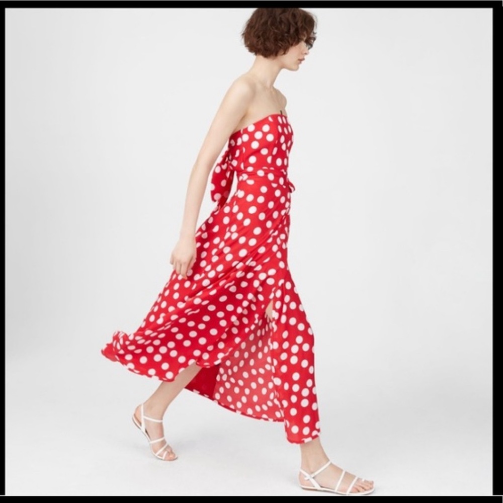 Club Monaco McGolrick Polka Dot Dress - Red/White